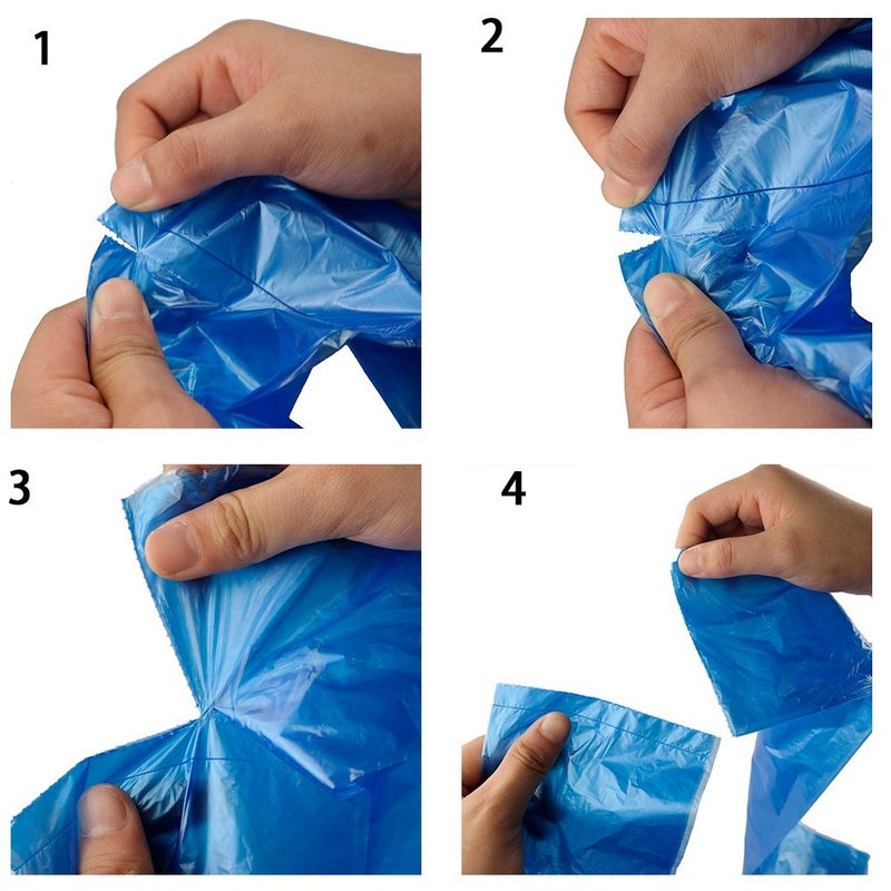 Hommp 13 Gallon Kitchen Trash Bags, 60 Counts/ 3 Rolls - Image 2